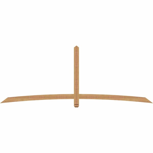 Ekena Millwork Bellingham Timber Gable Bracket, Western Red Cedar, 108"W x 40"H x 1 1/2"D x 3 1/2"F, 9/12 Pitch GBW108X40X0204BEL00SWR - main
